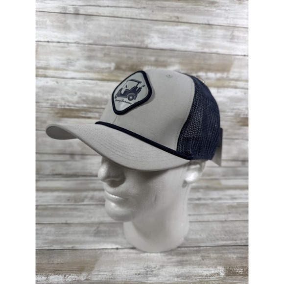 Tommy Bahama Other - New Mens Tommy‎ Bahama Steel Blue Golf Cap Snapback Hat Nice!- NWT